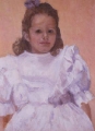 Constance  Farquharson, \"Lily Bennet\" , Oil on canvas , 59 x 44 cm