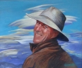 ‘Gary Dickson Chief Mountain Guide of NZ' Size 51 x 61 cm oils on canvas