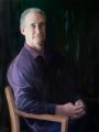 Kevin  Oxley, Dr. Greg Wren, Oil, 102x76cm