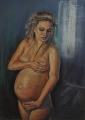 Kathy Smoker. 'Collaroy Venus' (2014), pastel.  75x55cm