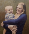 Mother and Son    oil on canvas