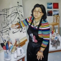 dr-susana-enriquez-in-her-studio-robyn-stanton-werkhoven-2012