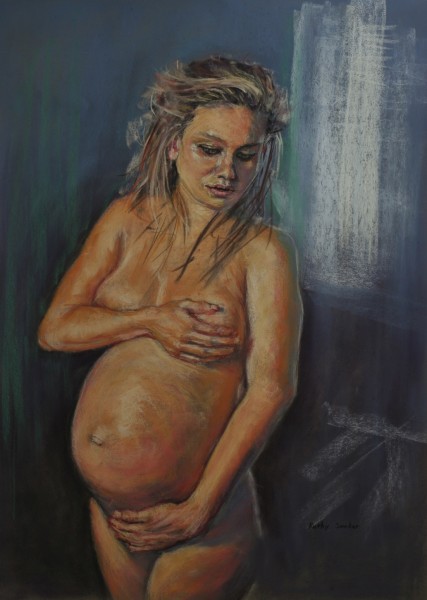 Kathy Smoker- 'Collaroy Venus' (2014) pastel.  75x55cm