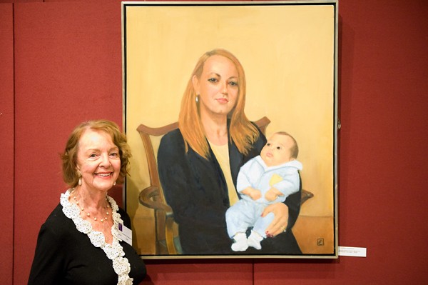 Constance Farquharson- NSW Parliament House 2009, with her painting