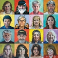 Extraordinary faces: Volunteers series, Beeswax & oil on board, 40cm x 40cm each portrait