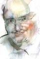 Peteris Ciemitis. Portrait of Ray. watercolour on paper. 2008. 30cmx20cm