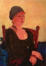 Laura Hopkins, "Margaret" , Oil on canvas , 59cm x 89cm