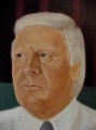 Neil  Liddell, \"Hon. Syd Stirling MLA\" , Oil on Canvas , 125cmX 125cm 
