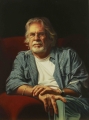 Story Lines (portrait of Micael Caulfield) Oil on Linen, 54cm x 42.7cm-sm